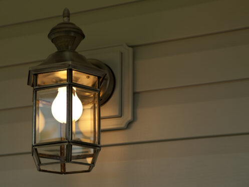 Outdoor lighting installation in Forest Lake, MN